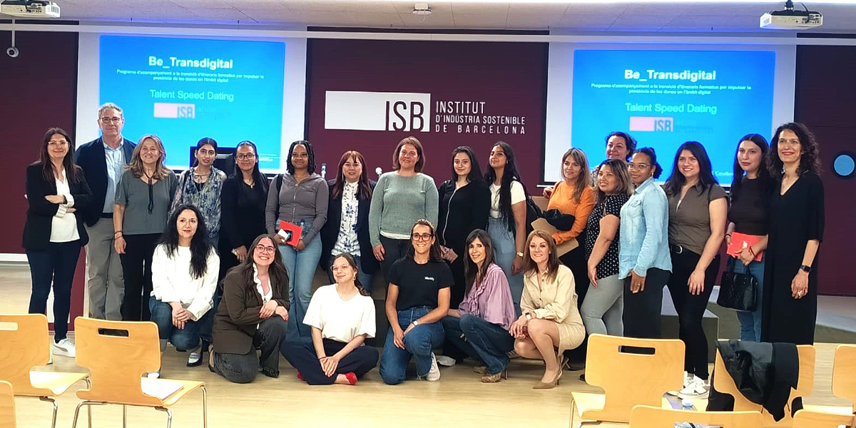 Rosa Salvador, Responsable de Recursos Humanos de Lura Care, ha participado en la última sesión del proyecto Talent Speed Dating, organizado por el Consorci d'Educació de Barcelona y celebrado en el Institut Industria Sostenible de Barcelona.